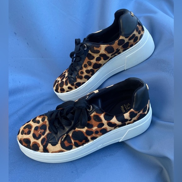 Dune London Shoes - Dune London Episode Leopard Sneakers